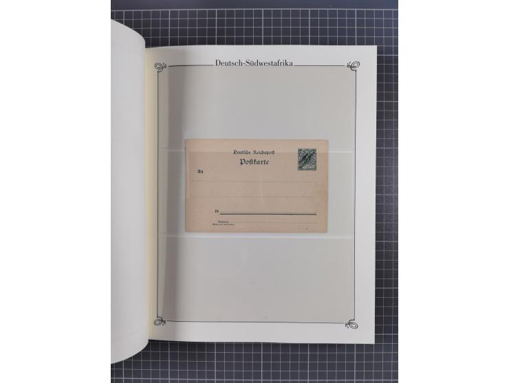 China-Togo, 2-bändige Sammlung in Sieger-Alben, dabei bessere postfrische Werte (u.a. Marianen 4 I), auch rund 40 ungebraucht