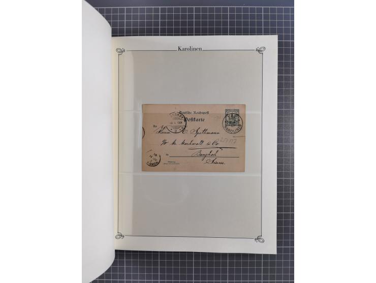 China-Togo, 2-bändige Sammlung in Sieger-Alben, dabei bessere postfrische Werte (u.a. Marianen 4 I), auch rund 40 ungebraucht