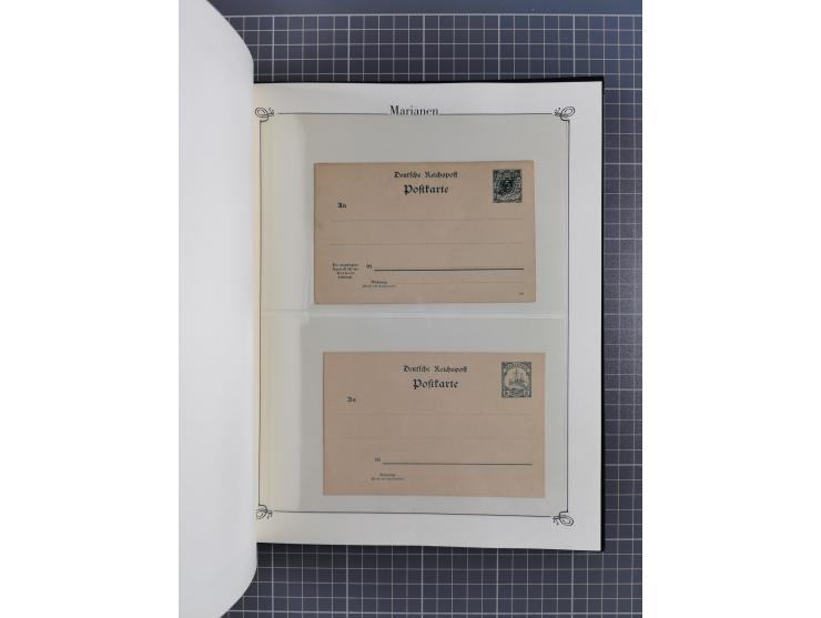 China-Togo, 2-bändige Sammlung in Sieger-Alben, dabei bessere postfrische Werte (u.a. Marianen 4 I), auch rund 40 ungebraucht