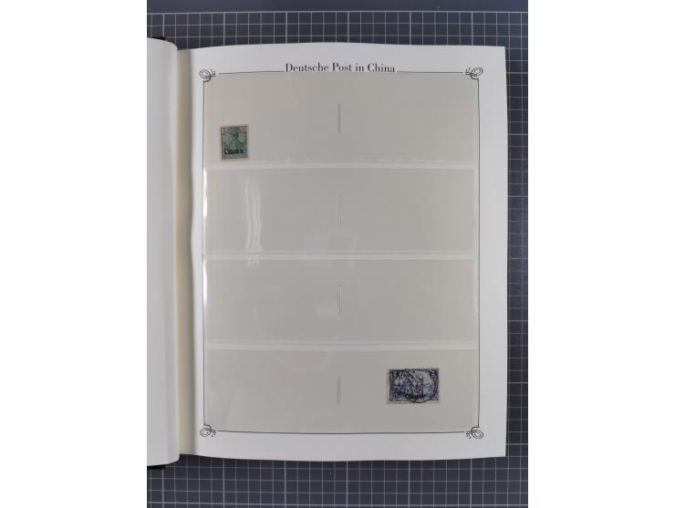 China-Togo, 2-bändige Sammlung in Sieger-Alben, dabei bessere postfrische Werte (u.a. Marianen 4 I), auch rund 40 ungebraucht