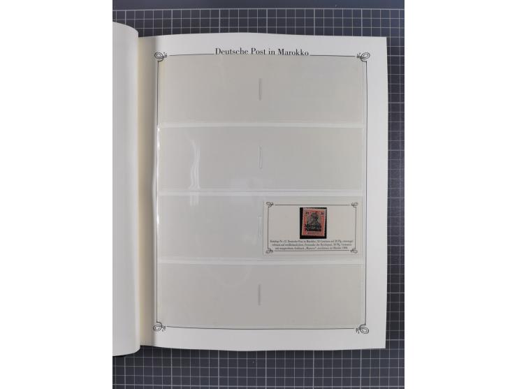 China-Togo, 2-bändige Sammlung in Sieger-Alben, dabei bessere postfrische Werte (u.a. Marianen 4 I), auch rund 40 ungebraucht