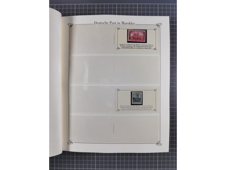 China-Togo, 2-bändige Sammlung in Sieger-Alben, dabei bessere postfrische Werte (u.a. Marianen 4 I), auch rund 40 ungebraucht