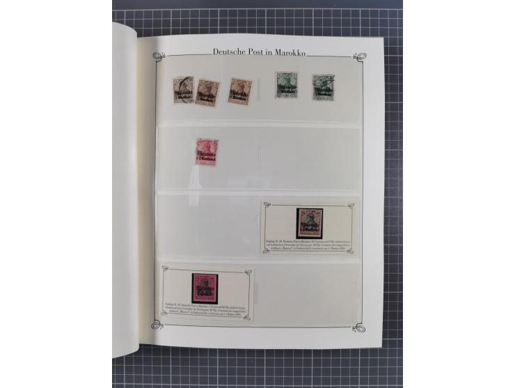 China-Togo, 2-bändige Sammlung in Sieger-Alben, dabei bessere postfrische Werte (u.a. Marianen 4 I), auch rund 40 ungebraucht