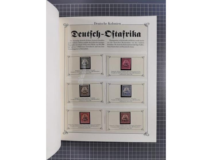 China-Togo, 2-bändige Sammlung in Sieger-Alben, dabei bessere postfrische Werte (u.a. Marianen 4 I), auch rund 40 ungebraucht