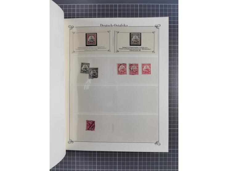 China-Togo, 2-bändige Sammlung in Sieger-Alben, dabei bessere postfrische Werte (u.a. Marianen 4 I), auch rund 40 ungebraucht