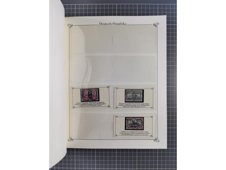 China-Togo, 2-bändige Sammlung in Sieger-Alben, dabei bessere postfrische Werte (u.a. Marianen 4 I), auch rund 40 ungebraucht