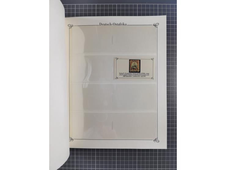 China-Togo, 2-bändige Sammlung in Sieger-Alben, dabei bessere postfrische Werte (u.a. Marianen 4 I), auch rund 40 ungebraucht