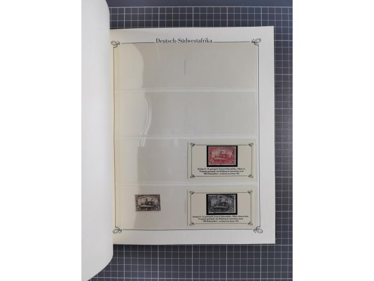 China-Togo, 2-bändige Sammlung in Sieger-Alben, dabei bessere postfrische Werte (u.a. Marianen 4 I), auch rund 40 ungebraucht