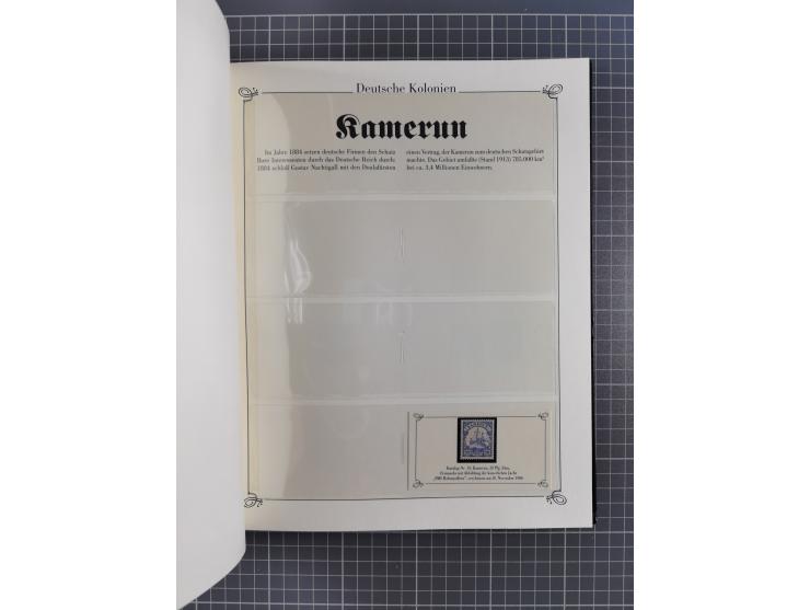 China-Togo, 2-bändige Sammlung in Sieger-Alben, dabei bessere postfrische Werte (u.a. Marianen 4 I), auch rund 40 ungebraucht