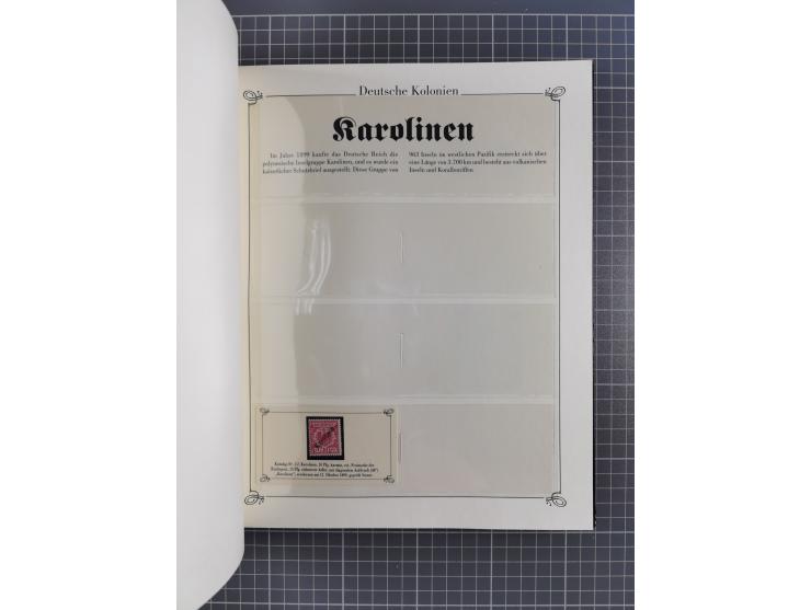 China-Togo, 2-bändige Sammlung in Sieger-Alben, dabei bessere postfrische Werte (u.a. Marianen 4 I), auch rund 40 ungebraucht