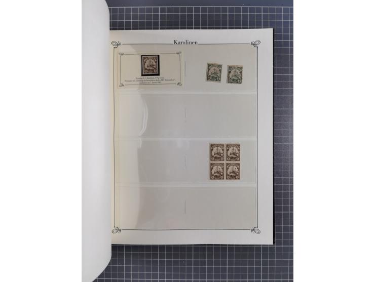 China-Togo, 2-bändige Sammlung in Sieger-Alben, dabei bessere postfrische Werte (u.a. Marianen 4 I), auch rund 40 ungebraucht