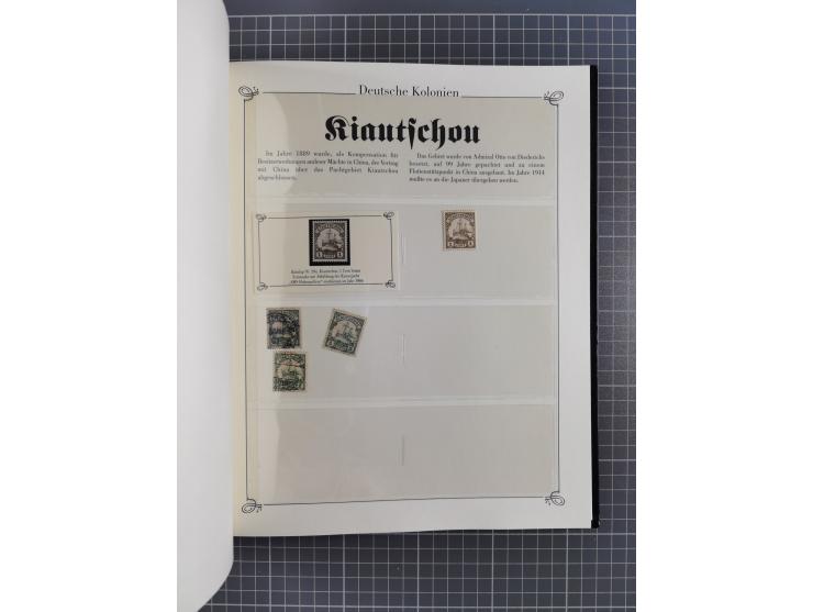 China-Togo, 2-bändige Sammlung in Sieger-Alben, dabei bessere postfrische Werte (u.a. Marianen 4 I), auch rund 40 ungebraucht