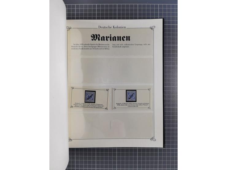 China-Togo, 2-bändige Sammlung in Sieger-Alben, dabei bessere postfrische Werte (u.a. Marianen 4 I), auch rund 40 ungebraucht