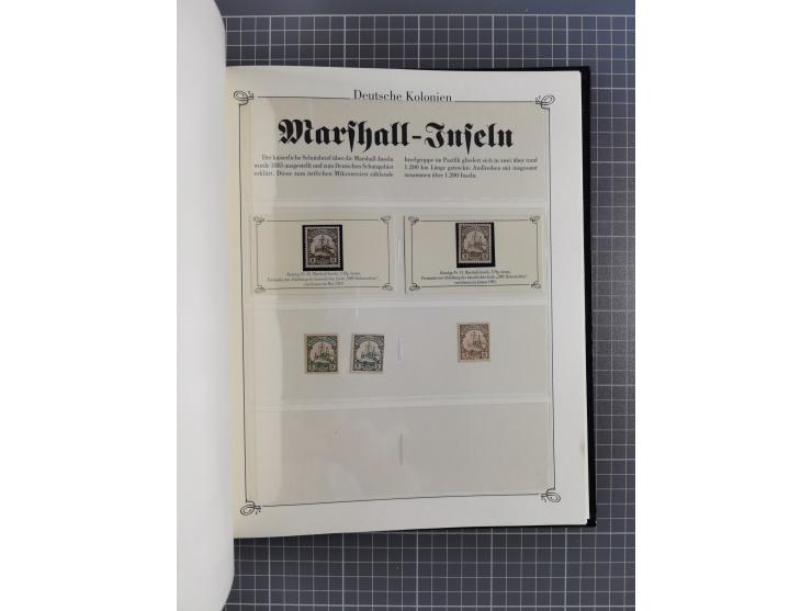 China-Togo, 2-bändige Sammlung in Sieger-Alben, dabei bessere postfrische Werte (u.a. Marianen 4 I), auch rund 40 ungebraucht