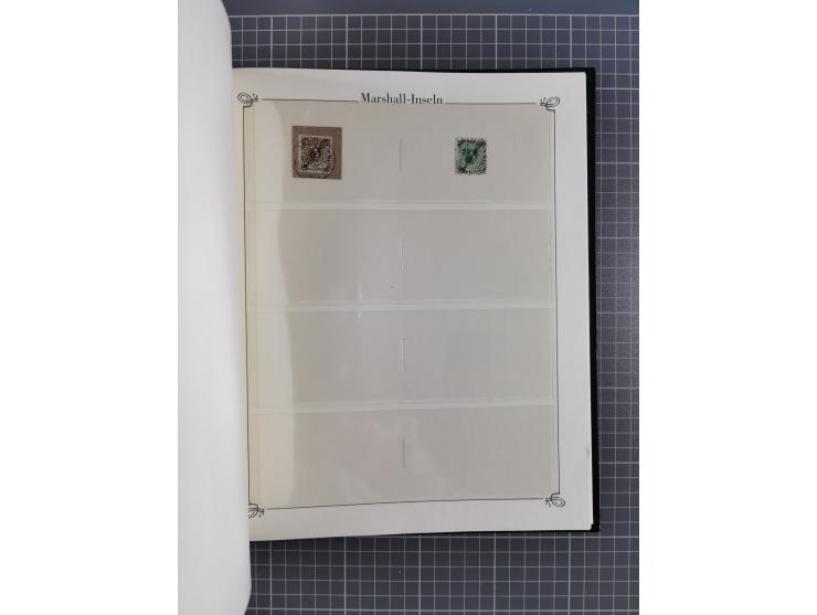 China-Togo, 2-bändige Sammlung in Sieger-Alben, dabei bessere postfrische Werte (u.a. Marianen 4 I), auch rund 40 ungebraucht