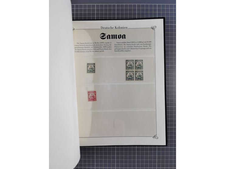 China-Togo, 2-bändige Sammlung in Sieger-Alben, dabei bessere postfrische Werte (u.a. Marianen 4 I), auch rund 40 ungebraucht