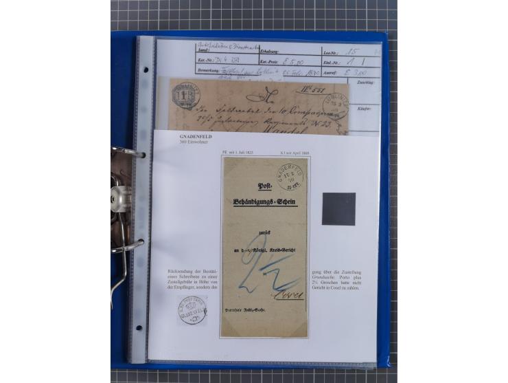 1868/71, 'Die Norddeutsche Post in Schlesien', Ausstellungssammlung mit rund 160 Belegen, dabei viele Besonderheiten, Ersttag