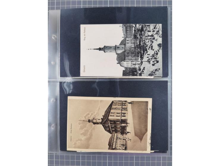 GLEIWITZ, rund 175 Karten, dabei 'Gruß aus', Lithos, Straßenansichten, etc.