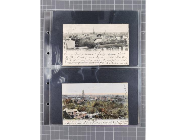 GLEIWITZ, rund 175 Karten, dabei 'Gruß aus', Lithos, Straßenansichten, etc.