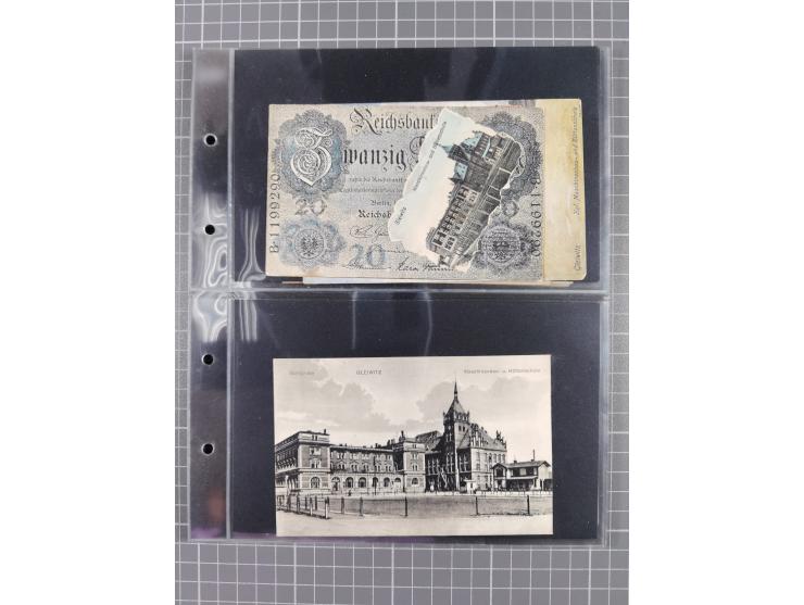 GLEIWITZ, rund 175 Karten, dabei 'Gruß aus', Lithos, Straßenansichten, etc.