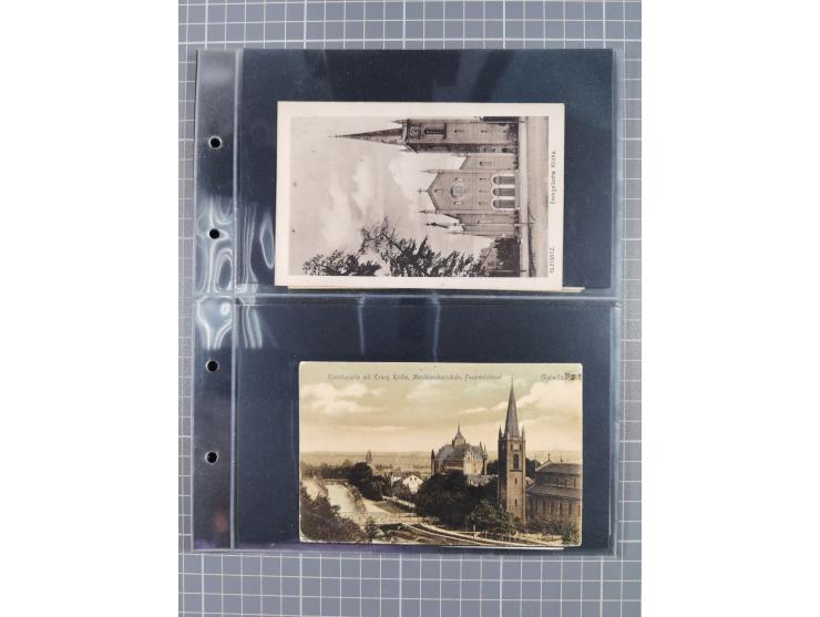 GLEIWITZ, rund 175 Karten, dabei 'Gruß aus', Lithos, Straßenansichten, etc.
