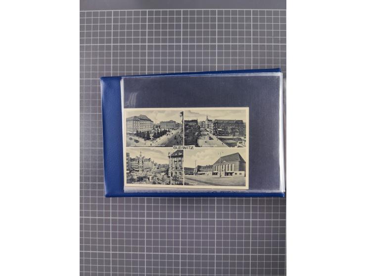 GLEIWITZ, rund 175 Karten, dabei 'Gruß aus', Lithos, Straßenansichten, etc.