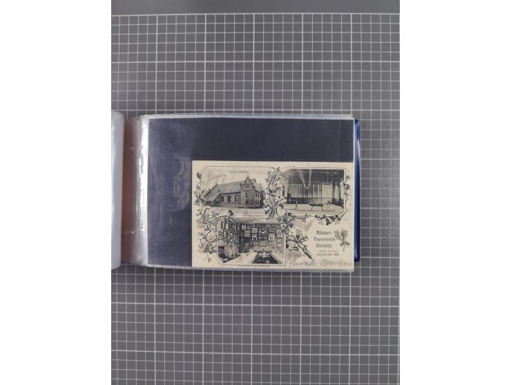GLEIWITZ, rund 175 Karten, dabei 'Gruß aus', Lithos, Straßenansichten, etc.