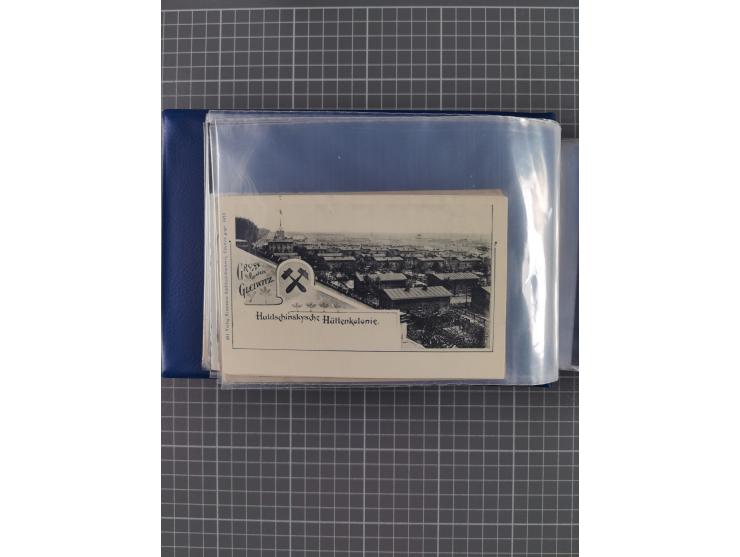 GLEIWITZ, rund 175 Karten, dabei 'Gruß aus', Lithos, Straßenansichten, etc.