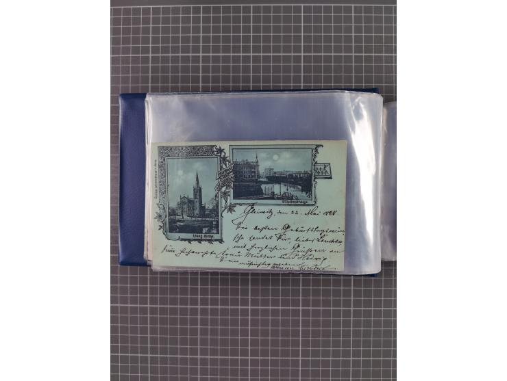 GLEIWITZ, rund 175 Karten, dabei 'Gruß aus', Lithos, Straßenansichten, etc.