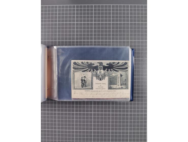 GLEIWITZ, rund 175 Karten, dabei 'Gruß aus', Lithos, Straßenansichten, etc.