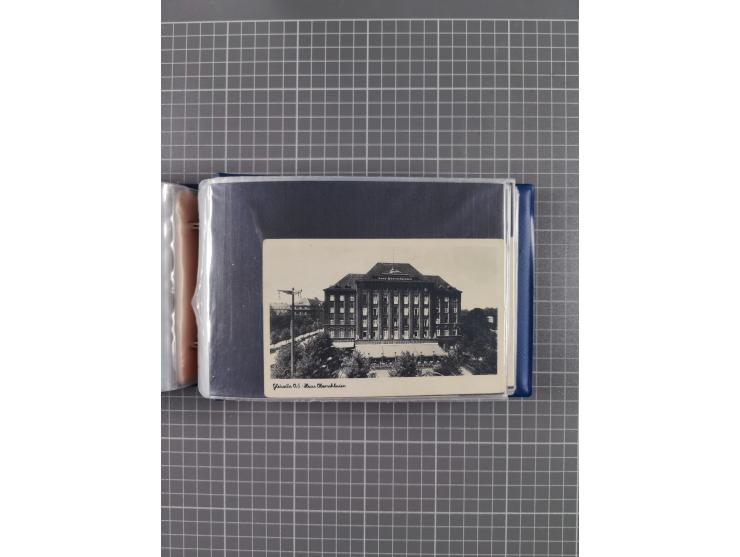 GLEIWITZ, rund 175 Karten, dabei 'Gruß aus', Lithos, Straßenansichten, etc.