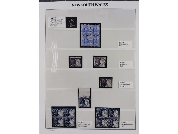 1897/99, Diamond Jubilee, New Designs&nbsp;the unused collection from 1 d. carmine (shades) to 2½ Prussian blue (shades), wmk