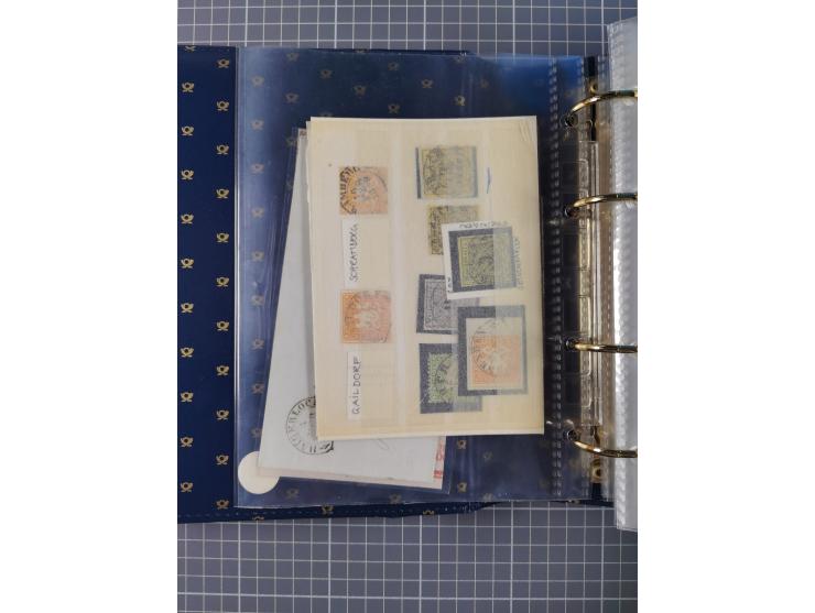 1830/86 (ca.), über 45 meist markenlose Briefe mit Steigbügelstempeln mit Schwerpunkt Württemberg, dabei u.a. HAIGERLOCH in r