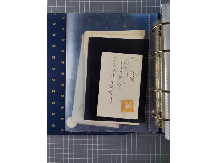 1830/86 (ca.), über 45 meist markenlose Briefe mit Steigbügelstempeln mit Schwerpunkt Württemberg, dabei u.a. HAIGERLOCH in r