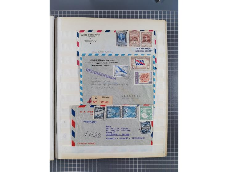 1931/81 (ca), over 120 cards and covers, incl. some better and early items, some Zeppelin Mail, etc., in one album