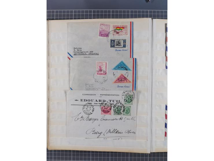 1931/81 (ca), over 120 cards and covers, incl. some better and early items, some Zeppelin Mail, etc., in one album