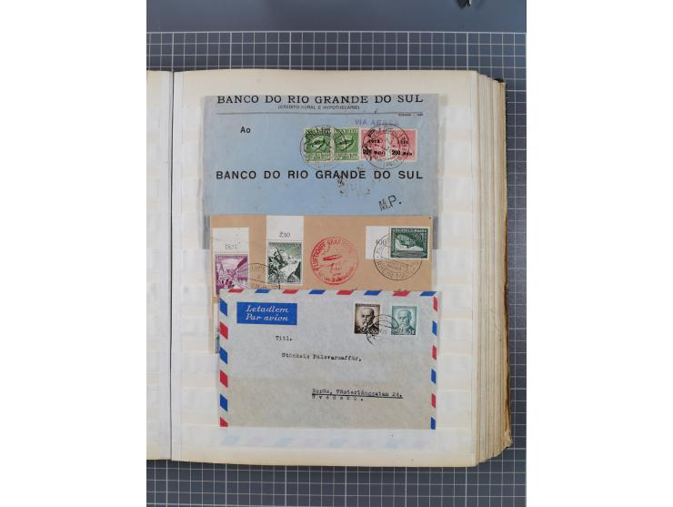 1931/81 (ca), over 120 cards and covers, incl. some better and early items, some Zeppelin Mail, etc., in one album