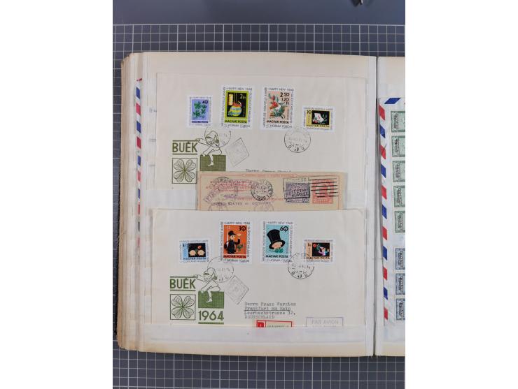 1931/81 (ca), over 120 cards and covers, incl. some better and early items, some Zeppelin Mail, etc., in one album