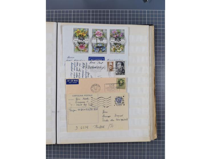 1931/81 (ca), over 120 cards and covers, incl. some better and early items, some Zeppelin Mail, etc., in one album