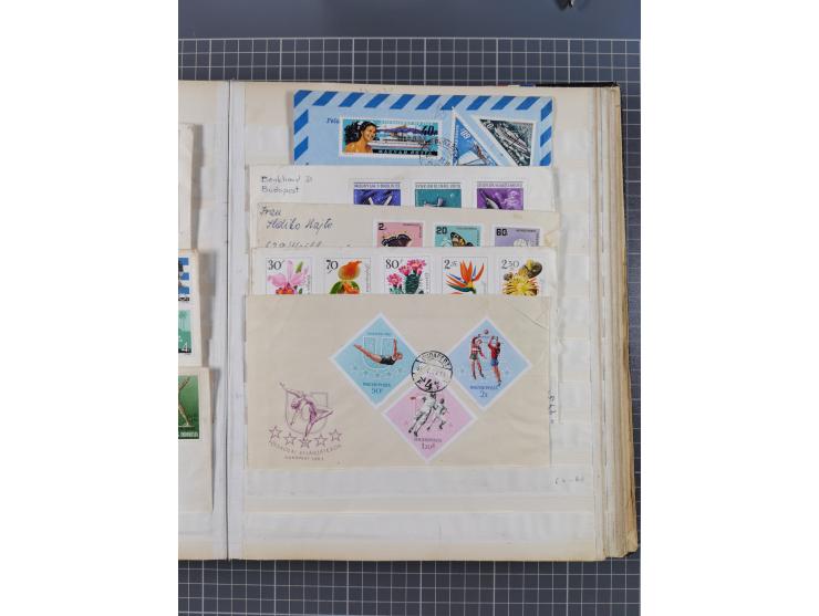 1931/81 (ca), over 120 cards and covers, incl. some better and early items, some Zeppelin Mail, etc., in one album