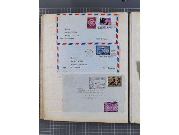 1931/81 (ca), over 120 cards and covers, incl. some better and early items, some Zeppelin Mail, etc., in one album