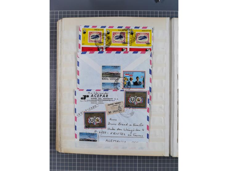 1931/81 (ca), over 120 cards and covers, incl. some better and early items, some Zeppelin Mail, etc., in one album