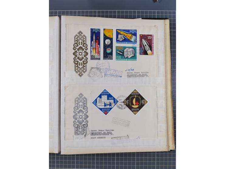 1931/81 (ca), over 120 cards and covers, incl. some better and early items, some Zeppelin Mail, etc., in one album