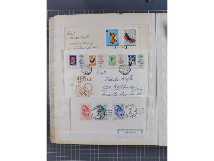 1931/81 (ca), over 120 cards and covers, incl. some better and early items, some Zeppelin Mail, etc., in one album