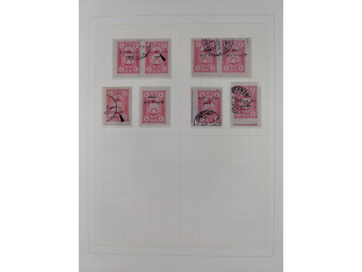 1920/23, Turkey in Asia collection on eight album pages starting with first issues, including Mi.739, 742 mint and used, spec