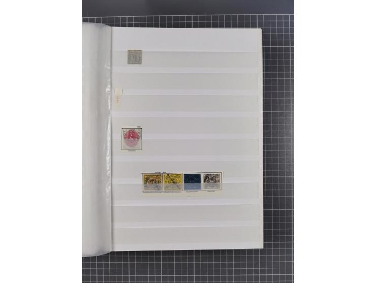 Baden bis Württemberg, gestempelter/ungebrauchter und postfrischer Sammlungsbestand, dabei u.a. Bayern Mi.-Nr. 1Ia ungebrauch