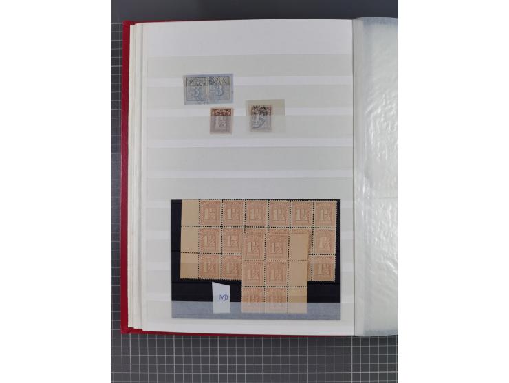 Baden bis Württemberg, gestempelter/ungebrauchter und postfrischer Sammlungsbestand, dabei u.a. Bayern Mi.-Nr. 1Ia ungebrauch