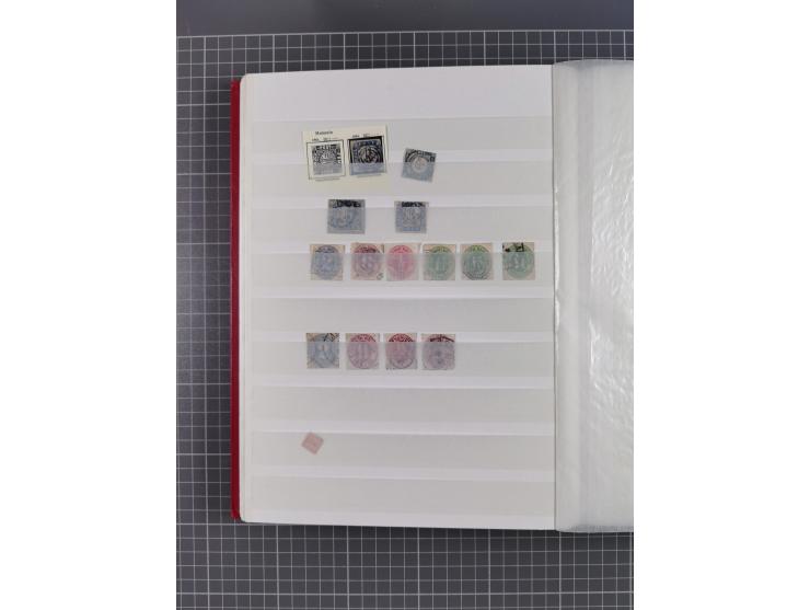 Baden bis Württemberg, gestempelter/ungebrauchter und postfrischer Sammlungsbestand, dabei u.a. Bayern Mi.-Nr. 1Ia ungebrauch