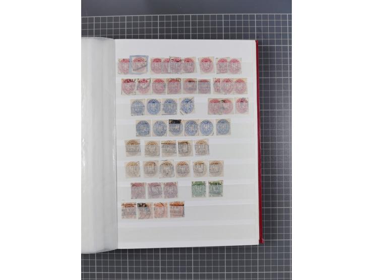 Baden bis Württemberg, gestempelter/ungebrauchter und postfrischer Sammlungsbestand, dabei u.a. Bayern Mi.-Nr. 1Ia ungebrauch