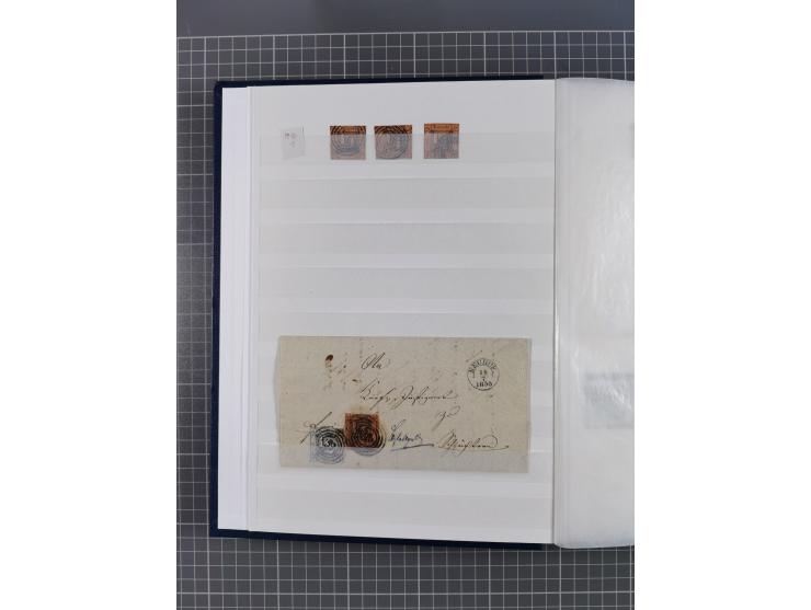 Baden bis Württemberg, gestempelter/ungebrauchter und postfrischer Sammlungsbestand, dabei u.a. Bayern Mi.-Nr. 1Ia ungebrauch